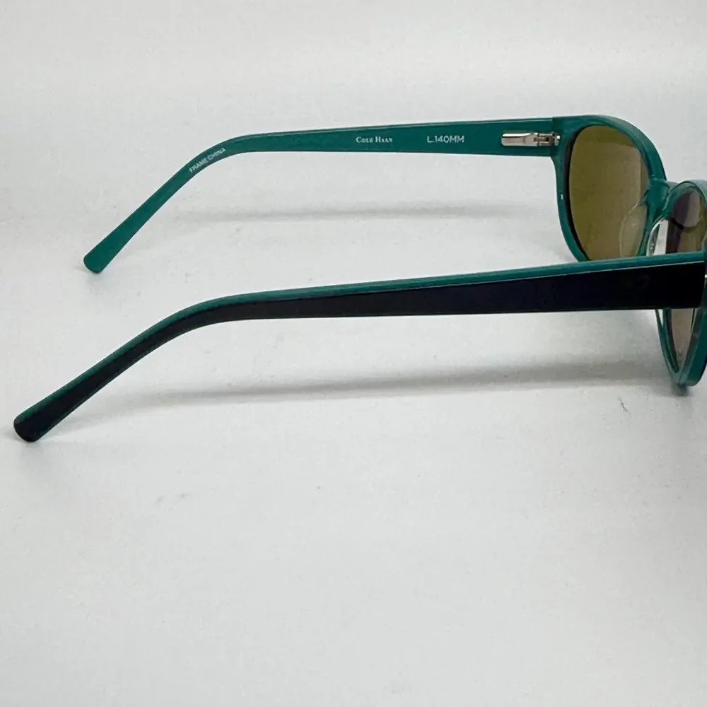 COLE HAAN Eyeglasses Frame CH1001 54-17-140 Dark Grey/Green‎ H18127